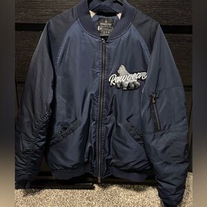 Men's Navy Bomber Jacket
